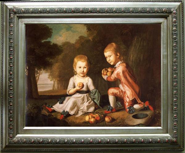 framed  Charles Wilson Peale Isabella und John Stewart, Ta130